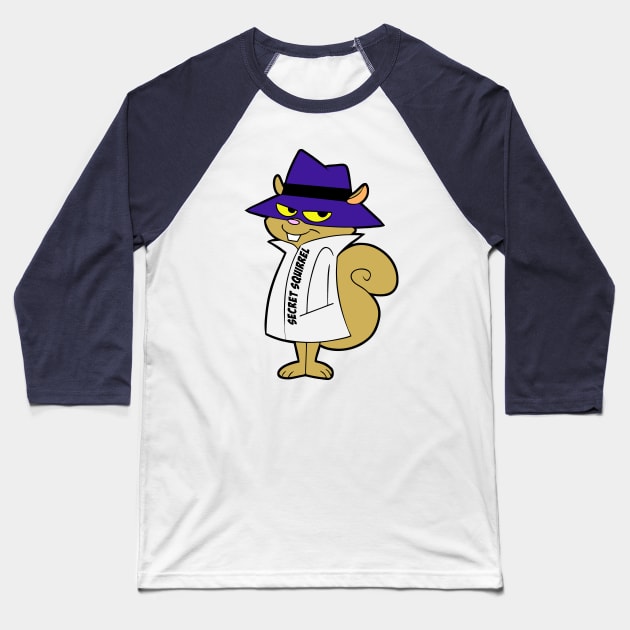 Secret Squirrel Baseball T-Shirt by ManulaCo